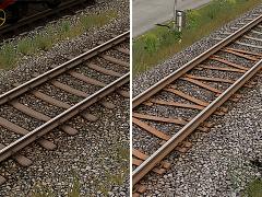 Normalspurgleise mit Stahl- und Y-Schwellen (V10NTD10005 )
