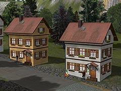 Kleinstadth�user Set 1