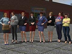 Gesch�ftsfrauen Set 1