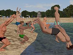 Badeg�ste Springer Set 1
