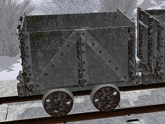 h&ouml;lzerner F&ouml;rderwagen Winter (600mm) (V11KKK10073 )