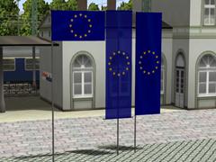 Kinematisch animierte Flaggen der EU-L&auml;nder (und andere: DDR / Schweiz) (V11NDU10055 )