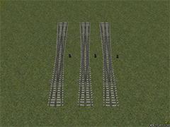 Normalspur DRG/DB Weichensystem DKW 54-190-1:9 Beton3 Elek.