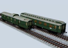 DB- Gep�ck- und Reisezugwagen (pr. Bauart), Epoche 3 