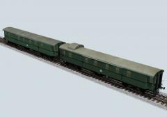 4-achsiger Eilzug- Gep�ckwagen der DB (Ep. 3b)