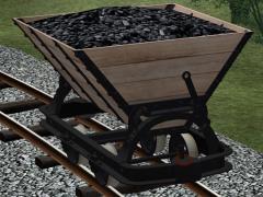 O&K Kipplore mit Holzmulde (600 mm)