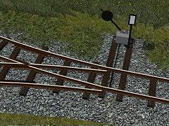 600mm Feldbahnweiche (sABW 38� r 18)