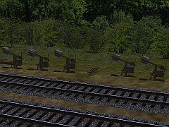 Seilz�ge f�r mechanische Stellwerke, inklusive Zubeh�r - 2-Draht - rostig-braune Ausf�hrung