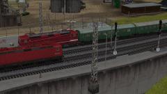 Quermastsystem 6 Gleis DR alt (V11NTB10082 )