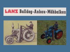 M&auml;hbalken f&uuml;r Lanz Bulldog (V11NUB20013 )