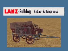 Ballenpresse f&uuml;r Lanz Bulldog (V11NUB20014 )