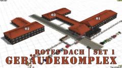 Geb�udekomplex | Set 01 - Dach rot 