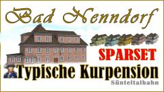 Typische Kurpension nahe Kurpark Bad Nenndorf -Sparset- | Nachbau | [S&uuml;nteltalbahn] | Universell verwendbar (V11NUB20105 )