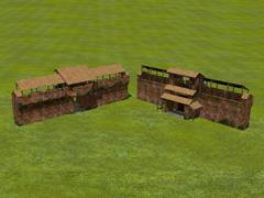 Burgtor f�r die Burganlage WS3