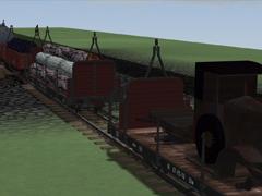G�terwagen-Mix der s�chsischen Schmalspurbahnen