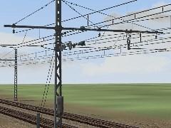 SET Gratuit de Potences et Portiques SNCF de Type Sud-Est. Kostenloses SET f&uuml;r SNCF-Potenziale und Portale vom Typ Sud-Est.  (V12KSB50002 )