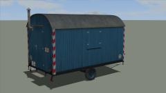 7 Bauwagen in verschiedenen Farben - einachsig (V12NJE10055 )