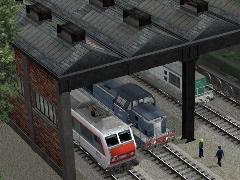 Zwei- und viergleisige Lokschuppen f&uuml;r Epoche-3-Lokomotiven. Remises 2 voies et 4 voies pour locomotives d' &eacute;poque 3. (V12NSB50012 )