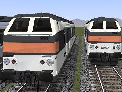 Voitures-pilotes Corail SNCF VU 75 version d origine �poque 4, demi SET. Corail SNCF VU 75 Steuerwagen urspr�ngliche-Version, Epoche 4, halbes SET.