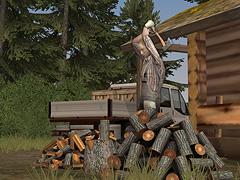 Animierte Holzf�ller