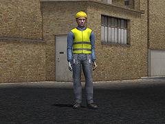 Moderner Arbeiter 1 animiert (V12NSM20221 )