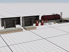 Kleiner Tankstellenbausatz zum universellen Einsatz (V13NAH10019 )