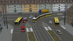 Stra&szlig;enbahn-Oberleitungsmasten-Set nach Berliner Vorbild (V13NAS30005 )
