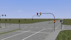Ampelsystem Set 2,  optimiert f&uuml;r das Einweg-Stra&szlig;ensystem (V13NDH10052 )