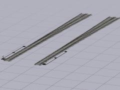 Normalspur DR Weichensystem ABW 54-760/1200-1:14B3 elek. (V13NGK30196 )