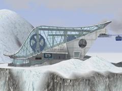 Galzigbahn - moderne Hochgeschwindigkeitsseilbahn im Skigebiet (V13NIG20007 )