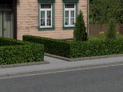 Hecken als Spline und Landschaftselemente (V13NRE10208 )