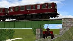 Nebenbahnbr&uuml;cke "Osterbach" gr&uuml;ne Version (V14NAF10048 )
