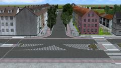 1Spur-Stra&szlig;en mit Radwegen in Anlehnung des Berliner Vorbildes (V14NAS30006 )
