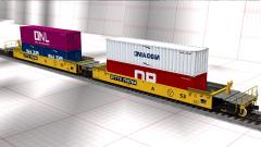 TTX Container-Tiefbett-Tragwagen (V14NEN10002 )