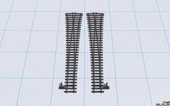Normalspur DR Weichensystem ABW 54-215-1:4.8H mecha.