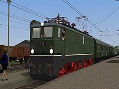 DR Vorserien Lok E11 001 in gr�n/verschmutzt