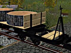 Flachwagen (600 mm) beladbar (V14NKK10102 )