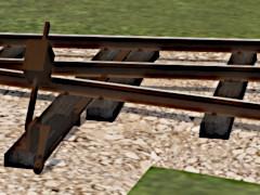 600mm Feldbahnweiche (ABW - Einzungenweiche) (V14NKK10156 )