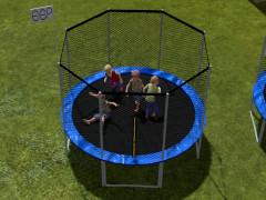 Trampolin mit PhysX & 3*5 springende Kinderfiguren (V14NMH30020 )