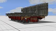 Schwerlast-Transportplattform1 mit Fahrerkanzel (V14NRP10576 )