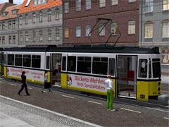 Stuttgarter Stra&szlig;enbahn GT4 Serie 2 mit Tauschtextur (V15KMA10013 )