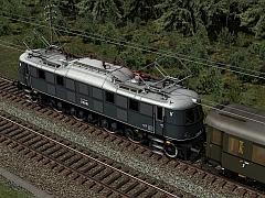 Baureihe E18 - elektrische Schnellzuglokomotive E18-08 - Ausf�hrung der Deutschen Reichsbahn-Gesellschaft (DRG) | mit kleiner Frontsch�rze | steuerbare F�hrerst�nde