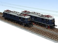 Baureihe E18 � Deutsche Bundesbahn | PAKET Epoche III/V - stahlblau | steuerbare F&uuml;hrerst&auml;nde (V15NAG30056 )