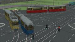 Gotha-Strassenbahn T57 Zweirichtungsfahrzeug Meterspur (V15NJS20207 )
