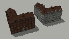 St�dtischer Wohnblock