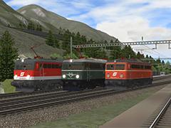 &Ouml;BB 1042 mit Einholmstromabnehmer, verschiedene Ausf&uuml;hrungen (V15NMT20040 )