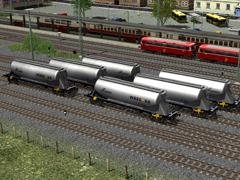 Staubgutwagen, Normalspur, UACNS Set 4 (V15NPB10132 )