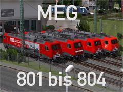 Elektrolokomotive, Normalspur Baureihe 156 � MEG 801-804