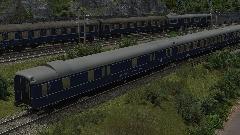 Reisezugwagen f�r den F-Zug der DB in EpIIIa, Set5 - Gep�ckwagen