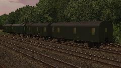 zweiachsige Gep�ckwagen (Pwi29) der DB in Epoche III und IV